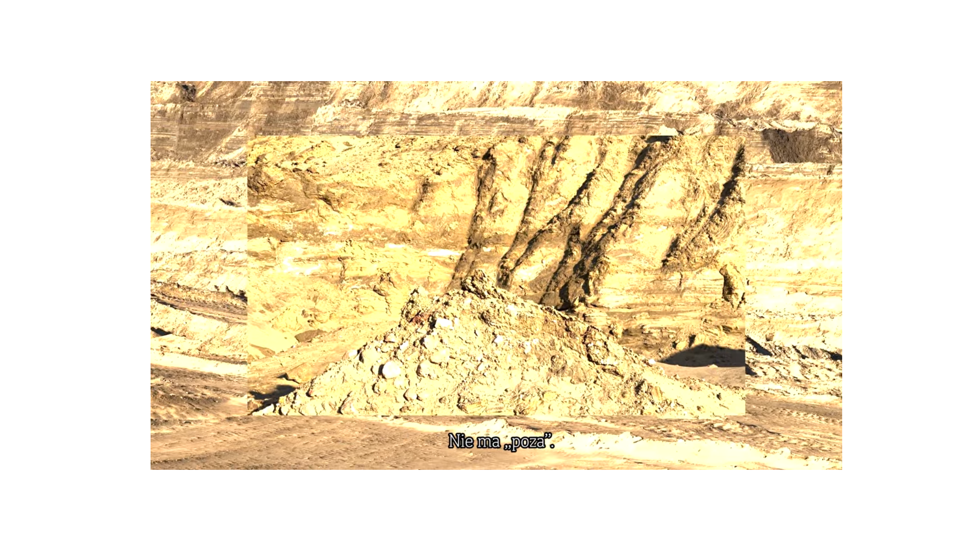 Post-mining landscape with exposed earth and excavation traces, from HAŁDA by Adrianna Gajdziszewska.